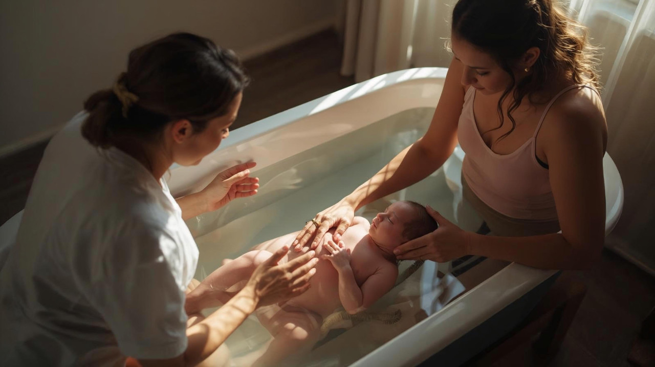 Natural Water Birth in Florianopolis