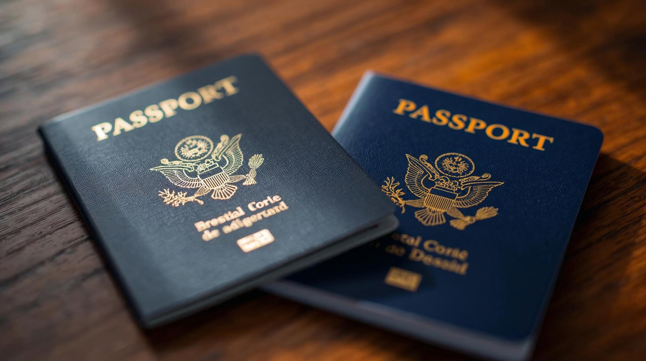 Two passports (Brazil and another country)