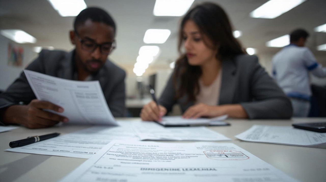 Immigration office and documents