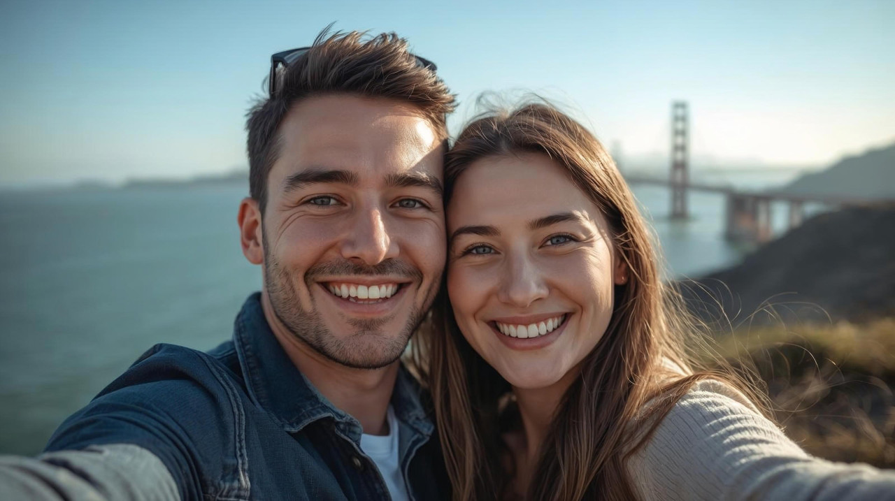 Счастливая пара в Бразилии