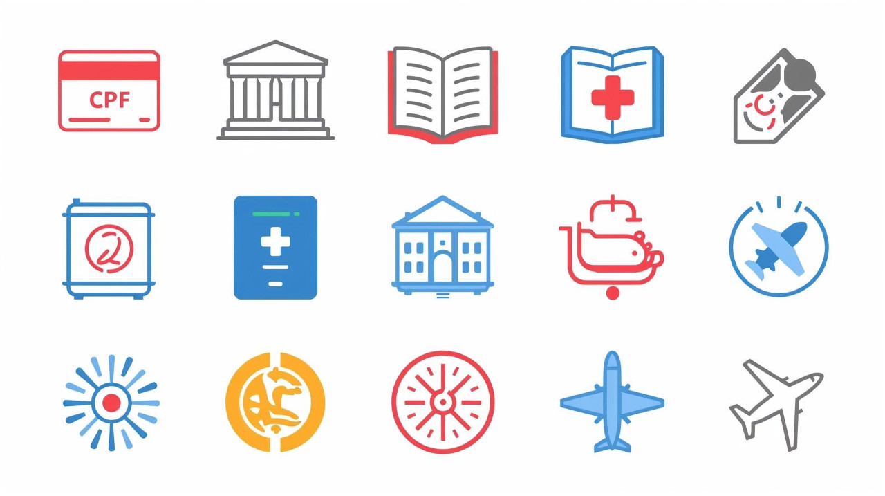 Иконки необходимых документов и услуг