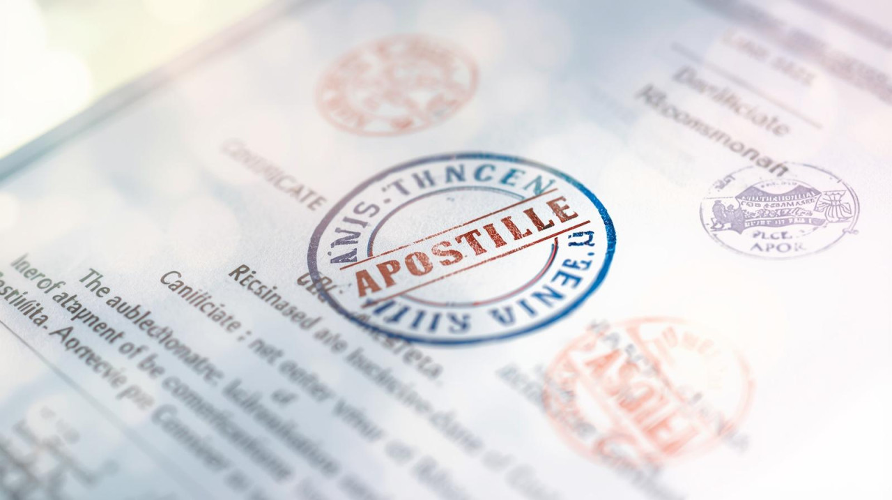 Апостиль на свидетельстве о рождении