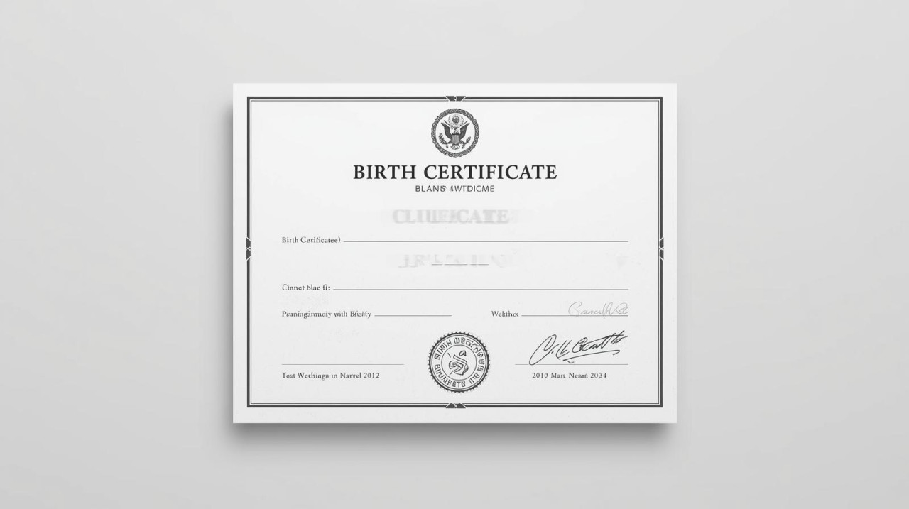 Образец свидетельства о рождении с печатью