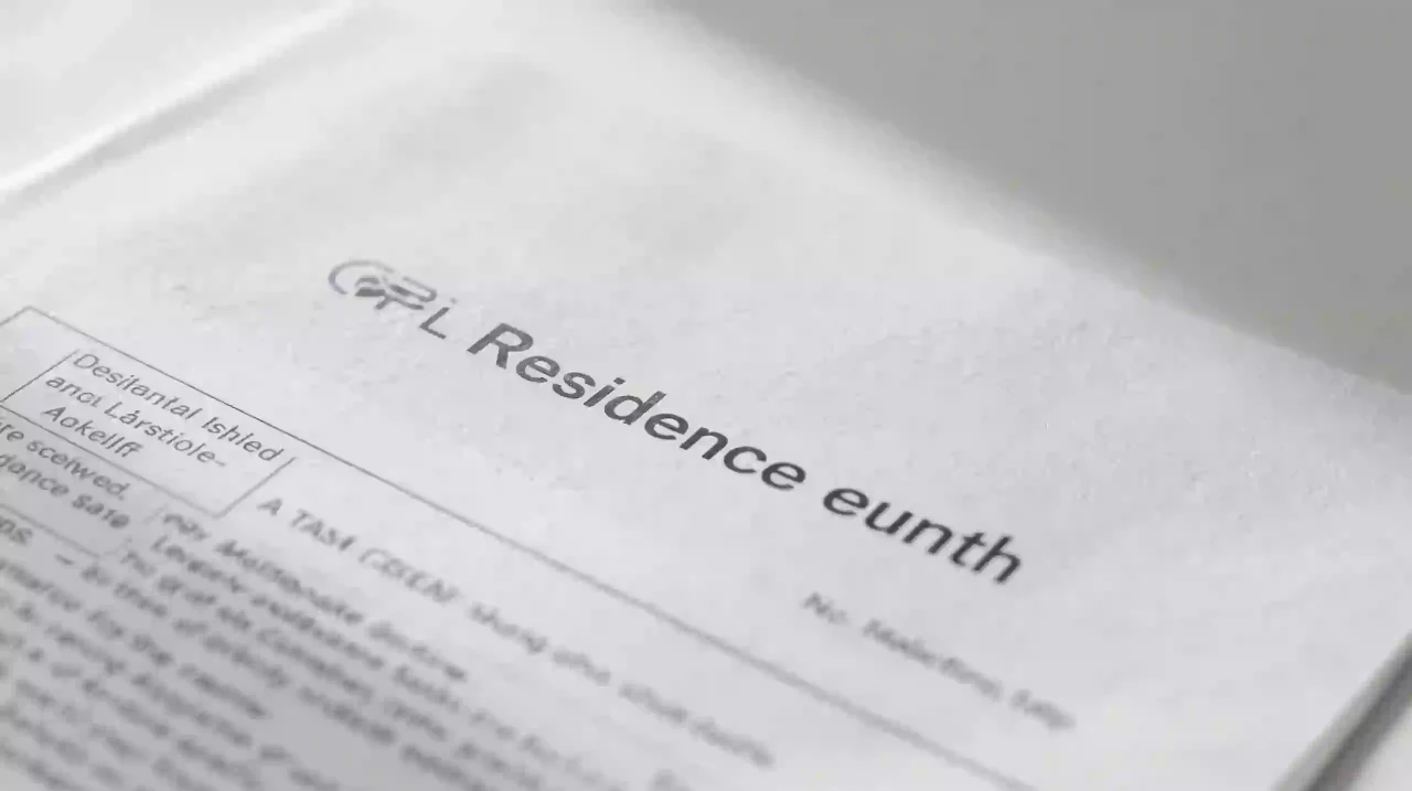 CPLP residence: documents on desk, no text, photorealistic.