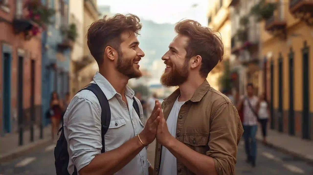Same-sex couple in Brazil after residence approval