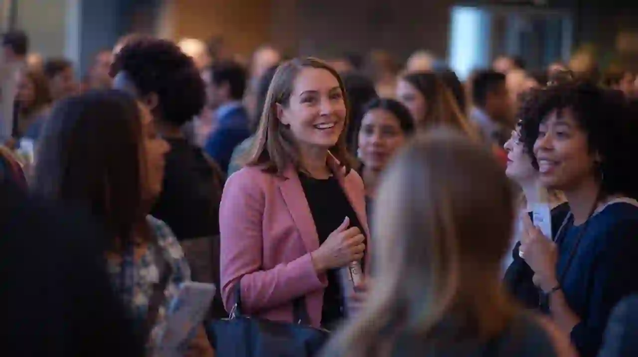 Networking event with Brazilian and foreign professionals