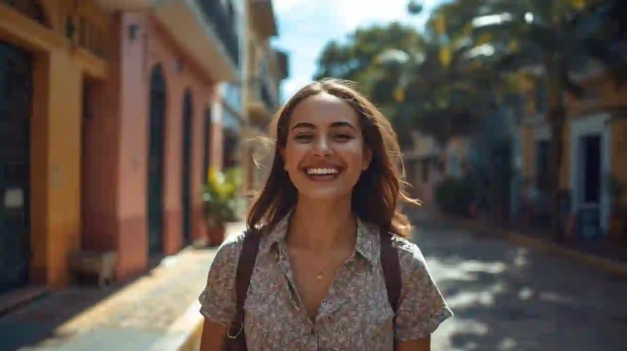 Happy foreign professional enjoying life in Brazil