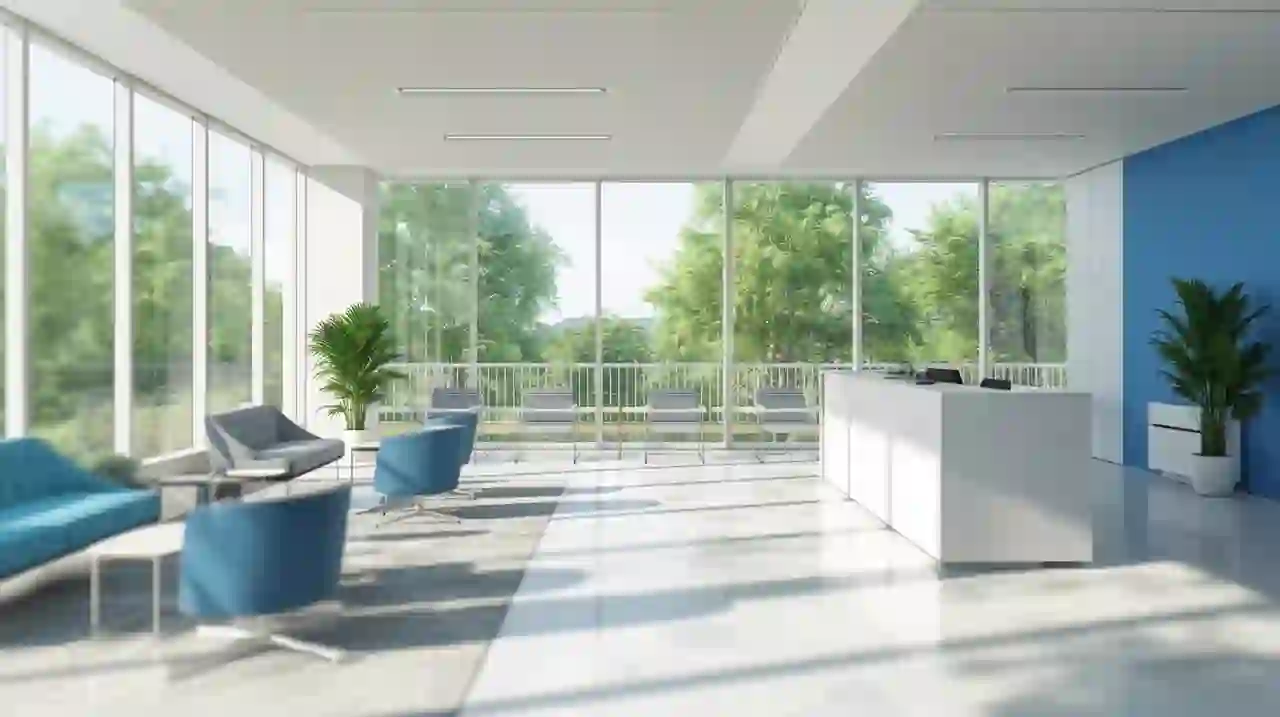 Интерьер современного правительственного офиса в Бразилии